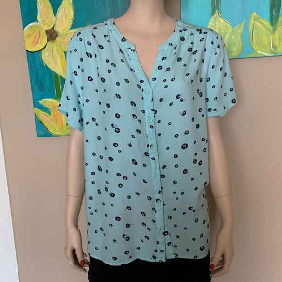 Womens button front blouse - Picture 7 of 10